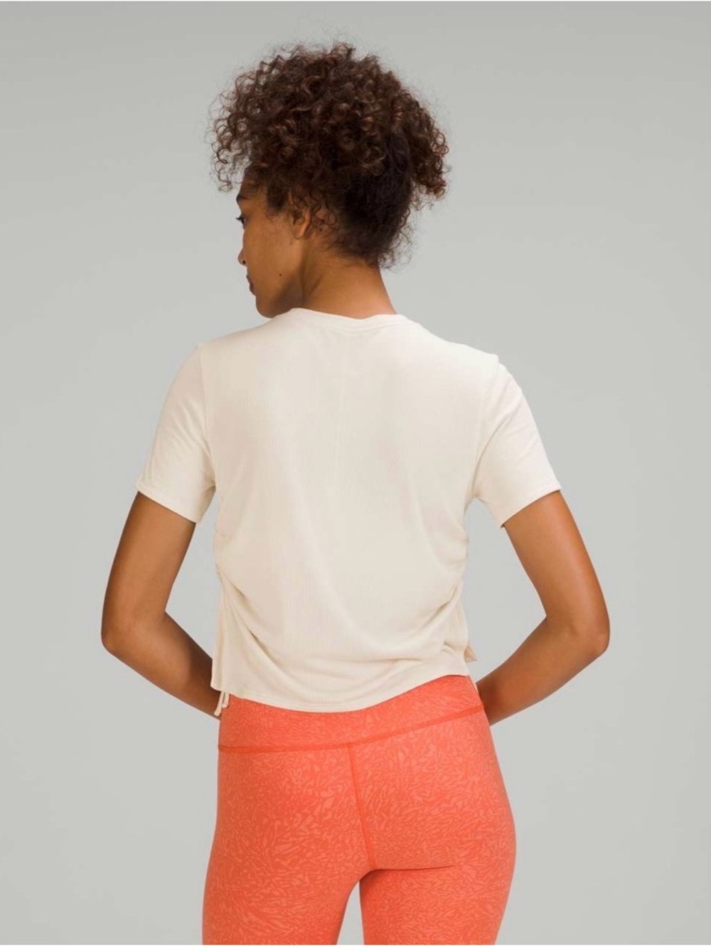 Lululemon Side Cinch Ribbed T-Shirt
White Opal - Picture 3 of 8